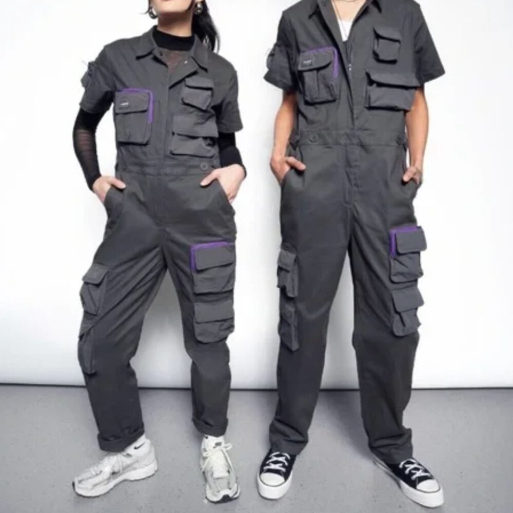 LIMITED EDITION Wildfang x Taco Bell High Waisted Coverall *Grey*